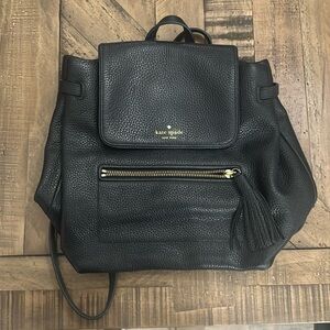 Black Kate spade backpack